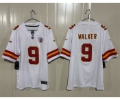 Men’s Kansas City Chiefs #9 Kenneth Walker III White 2026 Vapor Untouchable Limited Stitched Football Jersey