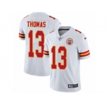 Men's Nike Kansas City Chiefs #13 De'Anthony Thomas Vapor Untouchable Limited White NFL Jersey