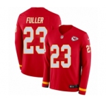 Men's Nike Kansas City Chiefs #23 Kendall Fuller Limited Red Therma Long Sleeve NFL Jersey