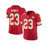 Men's Nike Kansas City Chiefs #23 Phillip Gaines Limited Red Rush NFL Jersey