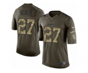 Men's Nike Kansas City Chiefs #27 Kenneth Acker Limited Green Salute to Service NFL Jersey