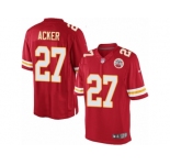 Men's Nike Kansas City Chiefs #27 Kenneth Acker Limited Red Team Color NFL Jersey