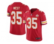 Men's Nike Kansas City Chiefs #35 Charcandrick West Limited Red Rush NFL Jersey