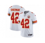 Men's Nike Kansas City Chiefs #42 Anthony Sherman Vapor Untouchable Limited White NFL Jersey