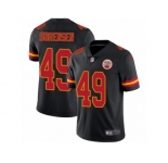 Men's Nike Kansas City Chiefs #49 Daniel Sorensen Limited Black Rush NFL Jersey