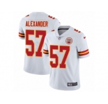 Men's Nike Kansas City Chiefs #57 D.J. Alexander Vapor Untouchable Limited White NFL Jersey