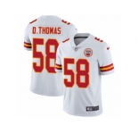 Men's Nike Kansas City Chiefs #58 Derrick Thomas Vapor Untouchable Limited White NFL Jersey