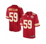 Men's Nike Kansas City Chiefs #59 Justin March-Lillard Limited Red Team Color NFL Jersey