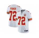 Men's Nike Kansas City Chiefs #72 Eric Fisher Vapor Untouchable Limited White NFL Jersey
