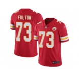 Men's Nike Kansas City Chiefs #73 Zach Fulton Limited Red Rush NFL Jersey