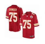 Men's Nike Kansas City Chiefs #75 Parker Ehinger Limited Red Team Color NFL Jersey