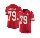 Men's Nike Kansas City Chiefs #79 Parker Ehinger Limited Red Rush NFL Jersey