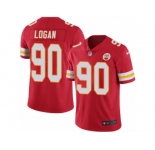 Men's Nike Kansas City Chiefs #90 Bennie Logan Limited Red Rush NFL Jersey