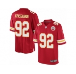 Men's Nike Kansas City Chiefs #92 Tanoh Kpassagnon Limited Red Team Color NFL Jersey