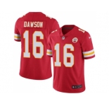 Nike Kansas City Chiefs #16 Len Dawson Red Men's Stitched NFL Limited Rush Jersey