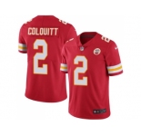 Nike Kansas City Chiefs #2 Dustin Colquitt Red Men's Stitched NFL Limited Rush Jersey