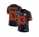 Nike Kansas City Chiefs #53 Anthony Hitchens Black Men Stitched NFL Limited Rush Jersey