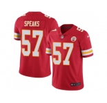 Nike Kansas City Chiefs #57 Breeland Speaks Red Team Color Men Stitched NFL Vapor Untouchable Limited Jersey