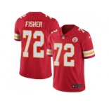 Nike Kansas City Chiefs #72 Eric Fisher Red Men's Stitched NFL Limited Rush Jersey