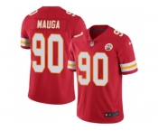 Nike Kansas City Chiefs #90 Josh Mauga Red Men's Stitched NFL Limited Rush Jersey
