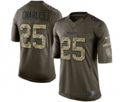 nike nfl jerseys kansas city chiefs #25 charles army green[nike Limited Salute To Service]