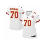 Women Nike Kansas City Chiefs #70 Bryan Witzmann Game White NFL Jersey