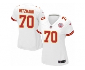 Women Nike Kansas City Chiefs #70 Bryan Witzmann Game White NFL Jersey