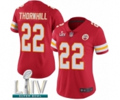 Women's Kansas City Chiefs #22 Juan Thornhill Red Team Color Vapor Untouchable Limited Player Super Bowl LIV Bound Football Jersey