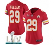 Women's Kansas City Chiefs #29 Kendall Fuller Red Team Color Vapor Untouchable Limited Player Super Bowl LIV Bound Football Jersey