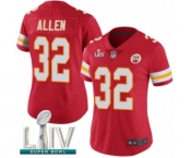 Women's Kansas City Chiefs #32 Marcus Allen Red Team Color Vapor Untouchable Limited Player Super Bowl LIV Bound Football Jersey
