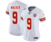 Women's Kansas City Chiefs #9 Kenneth Walker III White 2026 Vapor Untouchable Limited Stitched Jersey