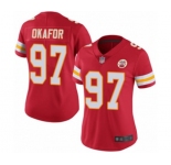 Women's Kansas City Chiefs #97 Alex Okafor Red Team Color Vapor Untouchable Limited Player Football Jersey