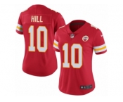 Women's Nike Kansas City Chiefs #10 Tyreek Hill Limited Red Rush NFL Jersey