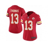 Women's Nike Kansas City Chiefs #13 De'Anthony Thomas Limited Red Rush NFL Jersey