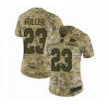 Women's Nike Kansas City Chiefs #23 Kendall Fuller Limited Camo 2018 Salute to Service NFL Jersey