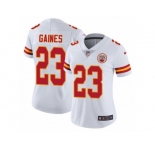 Women's Nike Kansas City Chiefs #23 Phillip Gaines Vapor Untouchable Limited White NFL Jersey