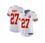 Women's Nike Kansas City Chiefs #27 Kareem Hunt Vapor Untouchable Limited White NFL Jersey
