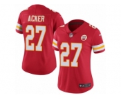 Women's Nike Kansas City Chiefs #27 Kenneth Acker Limited Red Rush NFL Jersey