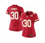 Women's Nike Kansas City Chiefs #30 Bishop Sankey Limited Red Team Color NFL Jersey