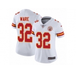 Women's Nike Kansas City Chiefs #32 Spencer Ware Vapor Untouchable Limited White NFL Jersey