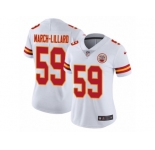 Women's Nike Kansas City Chiefs #59 Justin March-Lillard Vapor Untouchable Limited White NFL Jersey