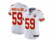 Women's Nike Kansas City Chiefs #59 Justin March-Lillard Vapor Untouchable Limited White NFL Jersey