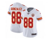 Women's Nike Kansas City Chiefs #88 Tony Gonzalez Vapor Untouchable Limited White NFL Jersey