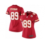 Women's Nike Kansas City Chiefs #89 Gavin Escobar Limited Red Team Color NFL Jersey