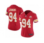 Women's Nike Kansas City Chiefs #94 Jarvis Jenkins Limited Red Rush NFL Jersey