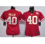 nike women nfl jerseys kansas city chiefs #40 hillis red[nike]
