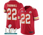 Youth Kansas City Chiefs #22 Juan Thornhill Red Team Color Vapor Untouchable Limited Player Super Bowl LIV Bound Football Jersey
