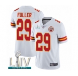 Youth Kansas City Chiefs #29 Kendall Fuller White Vapor Untouchable Limited Player Super Bowl LIV Bound Football Jersey