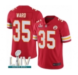 Youth Kansas City Chiefs #35 Charvarius Ward Red Team Color Vapor Untouchable Limited Player Super Bowl LIV Bound Football Jersey