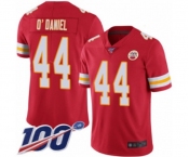 Youth Kansas City Chiefs #44 Dorian O'Daniel Red Team Color Vapor Untouchable Limited Player 100th Season Football Jersey